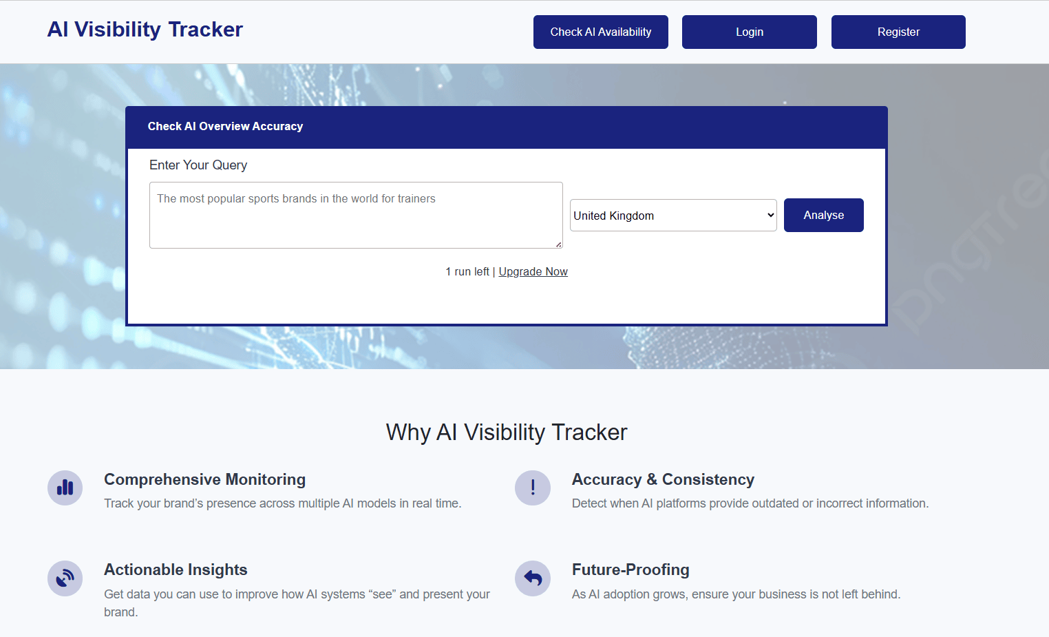 Ai Visibility Tracker Example